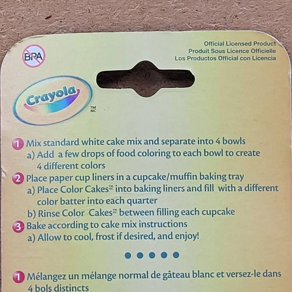 Crayola Color Cakes Cupcake Makers 2 Pack NIP P
